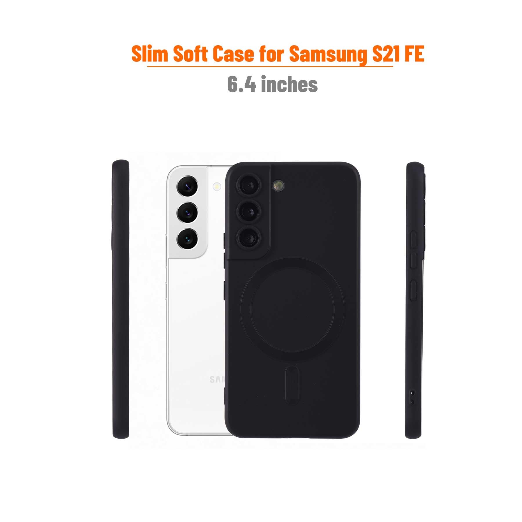 Amazon.com: Yetagso Magnetic for Samsung Galaxy S21 FE Case,Soft